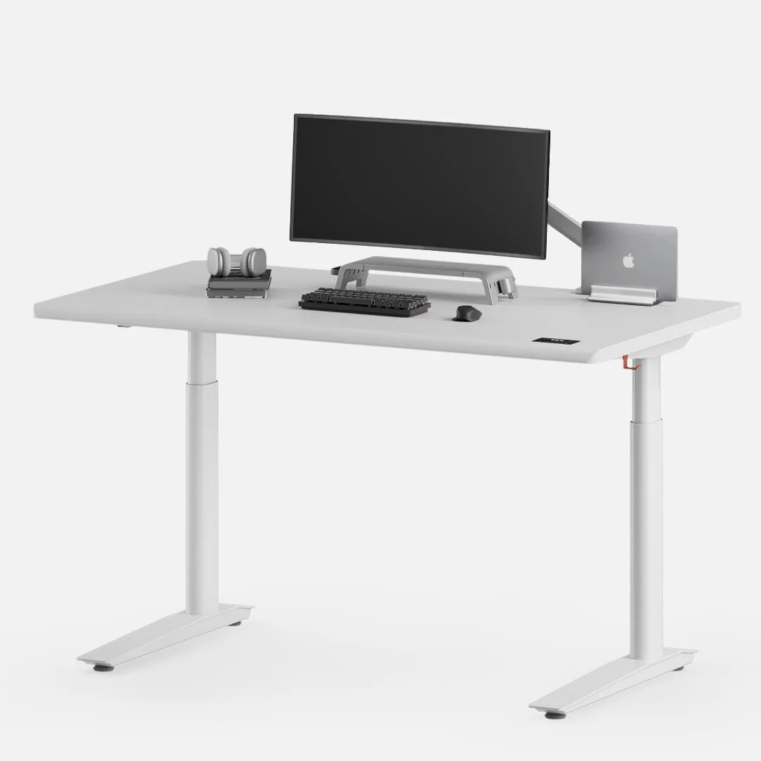 Autonomous Autonomous Desk 5 Pro 53x29 Titanium White office furniture — product photo