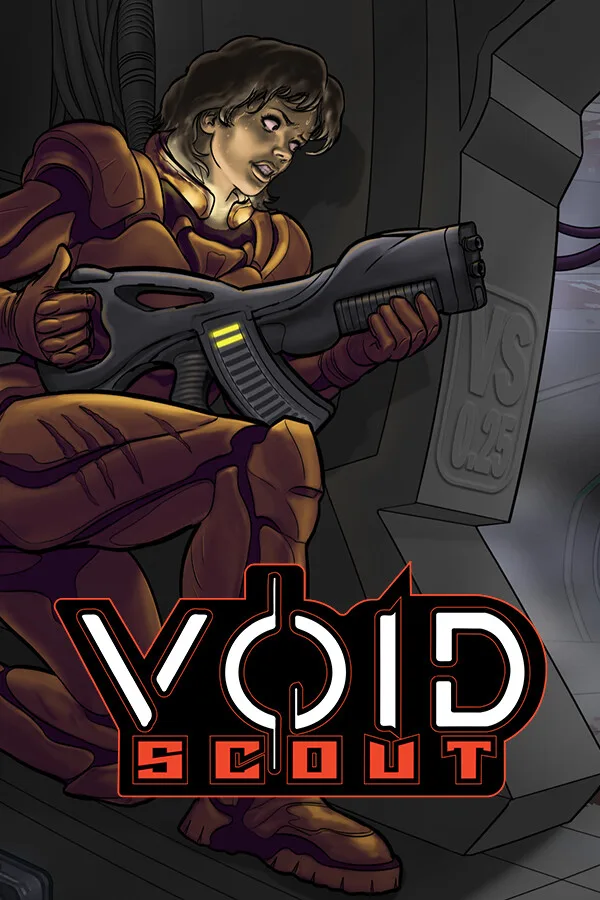 Steam code card for Void Scout adventure game