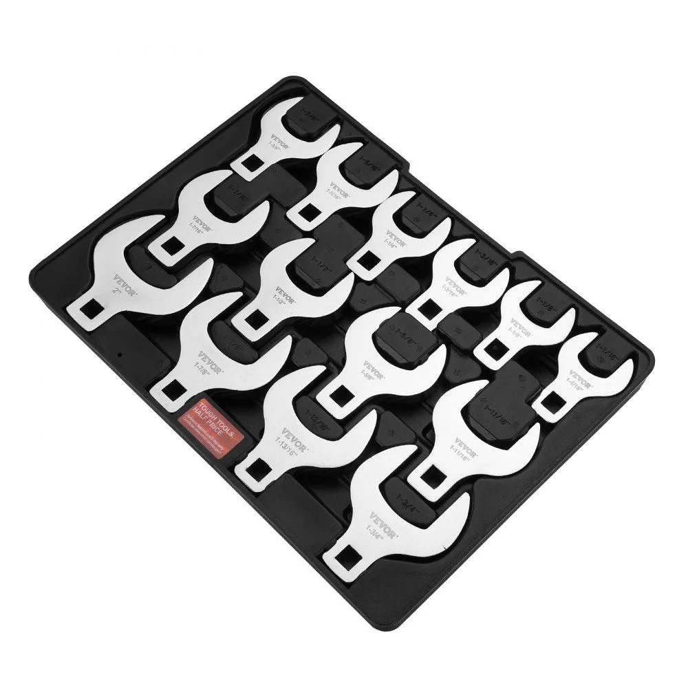 VEVOR VEVOR 14-Piece SAE Crowfoot Wrench Set with Tray — product photo