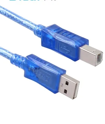 Transway's Marketplace Transway's Marketplace CU0093 1.8 m USB 2.0 A Male to B Male Printer Cable, Crystal Blue — product photo