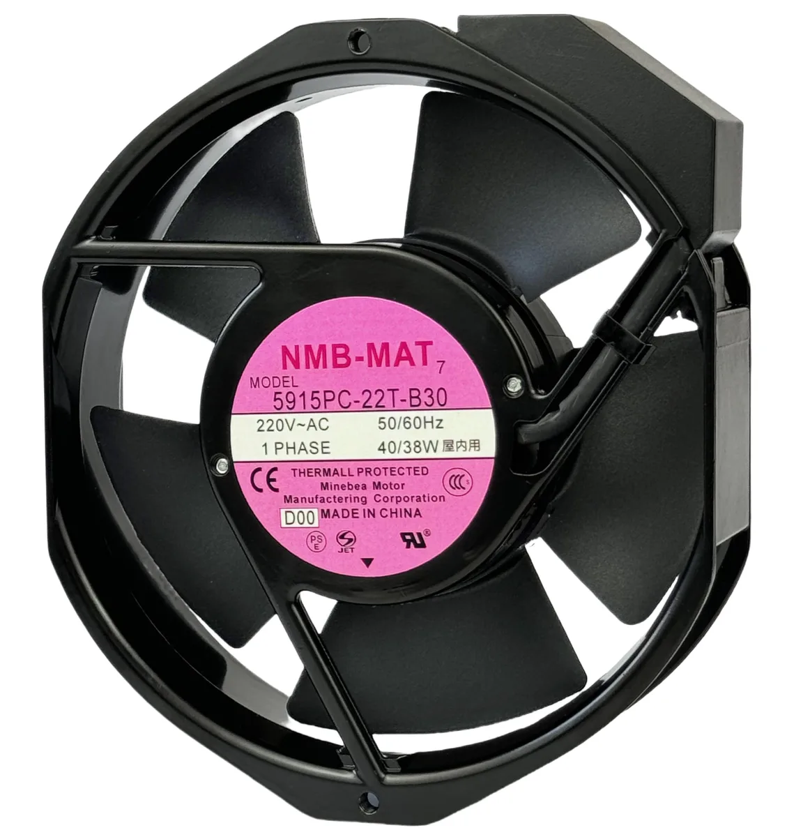 Vszerda Vszerda 5915PC-22T-B30 220V case fan 172×150×38mm — product photo