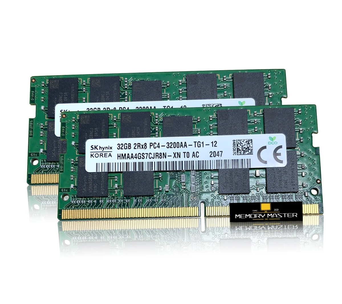 SK hynix SK hynix HMAA4GS7CJR8N-XN 64GB (2x32GB) DDR4-3200 ECC Registered 2Rx8 server RAM — product photo