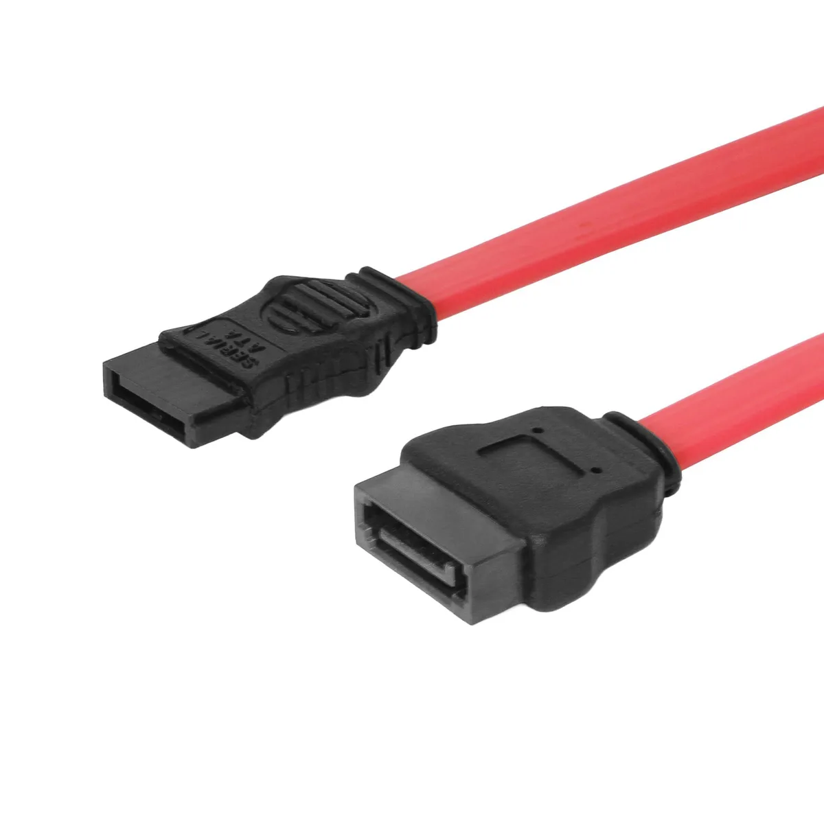  Coolgear SS-AZX12MPSS SATA 12" Male-Female Extension Cable (7 Pin) Red — product photo