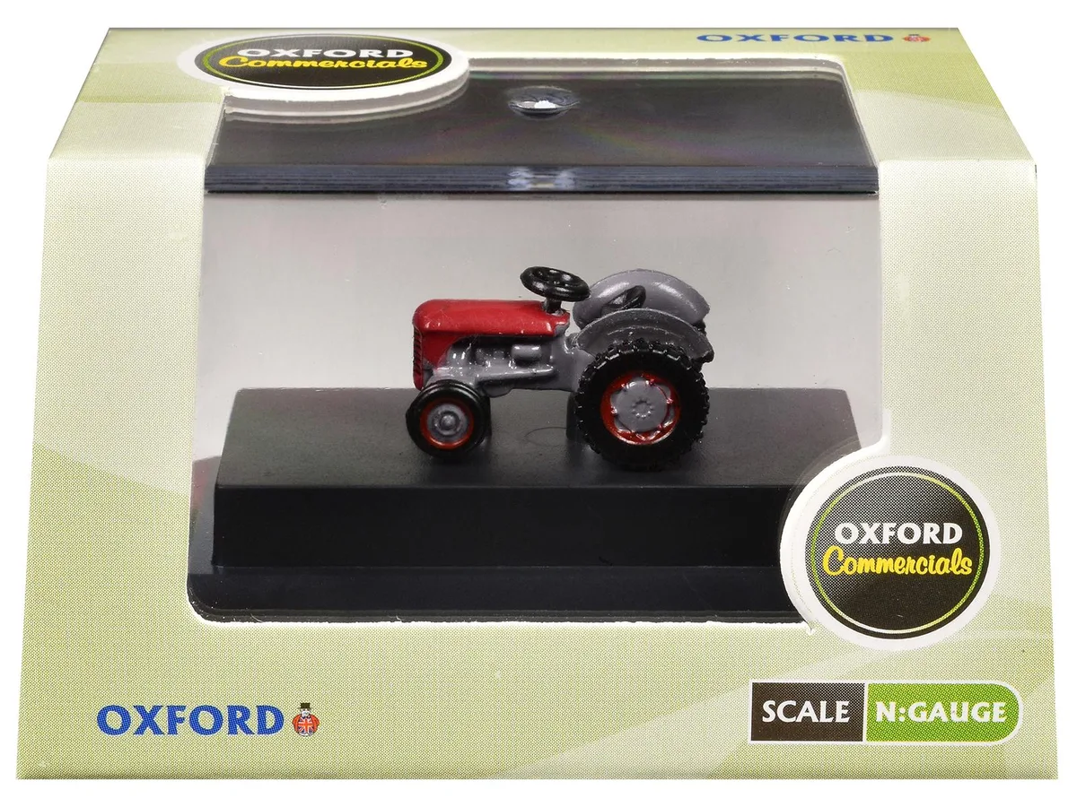 Oxford Diecast Oxford Diecast Ferguson Tractor Red and Gray 1/148 Scale Diecast Model — product photo