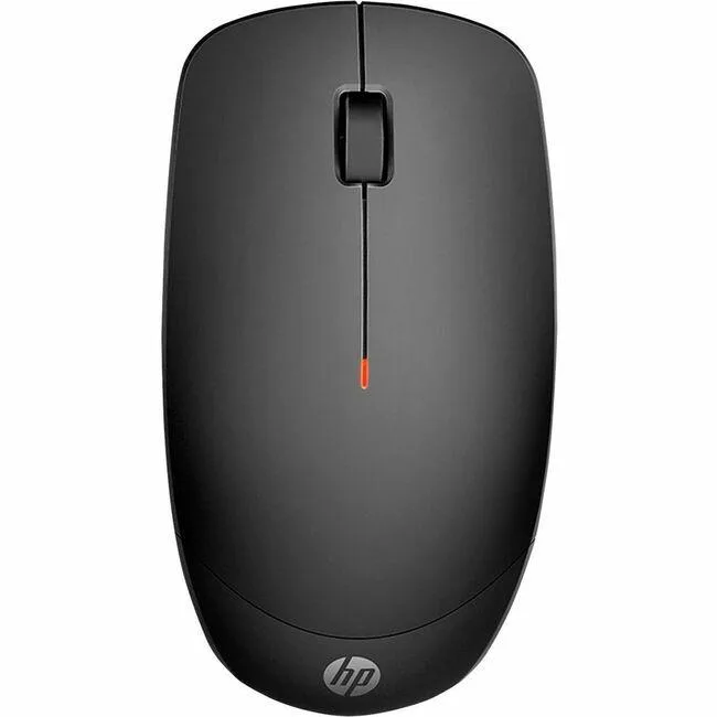 HP 235 slim wireless mouse in light finish with USB dongle