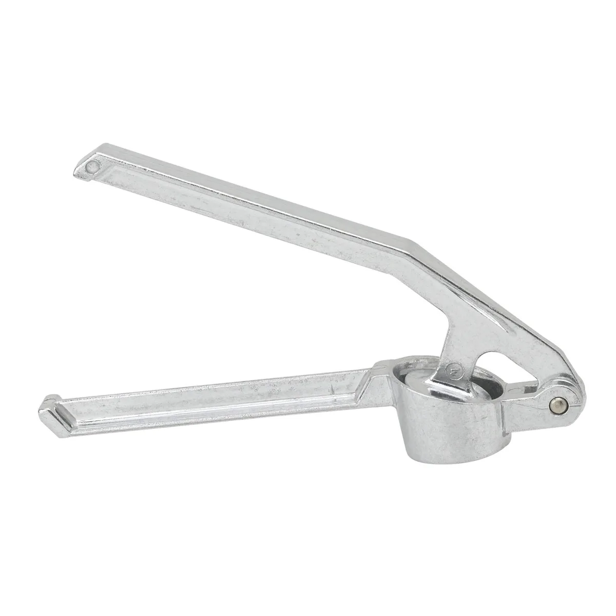 Aluminium garlic press, silver finish, 6 by 1.25 inches