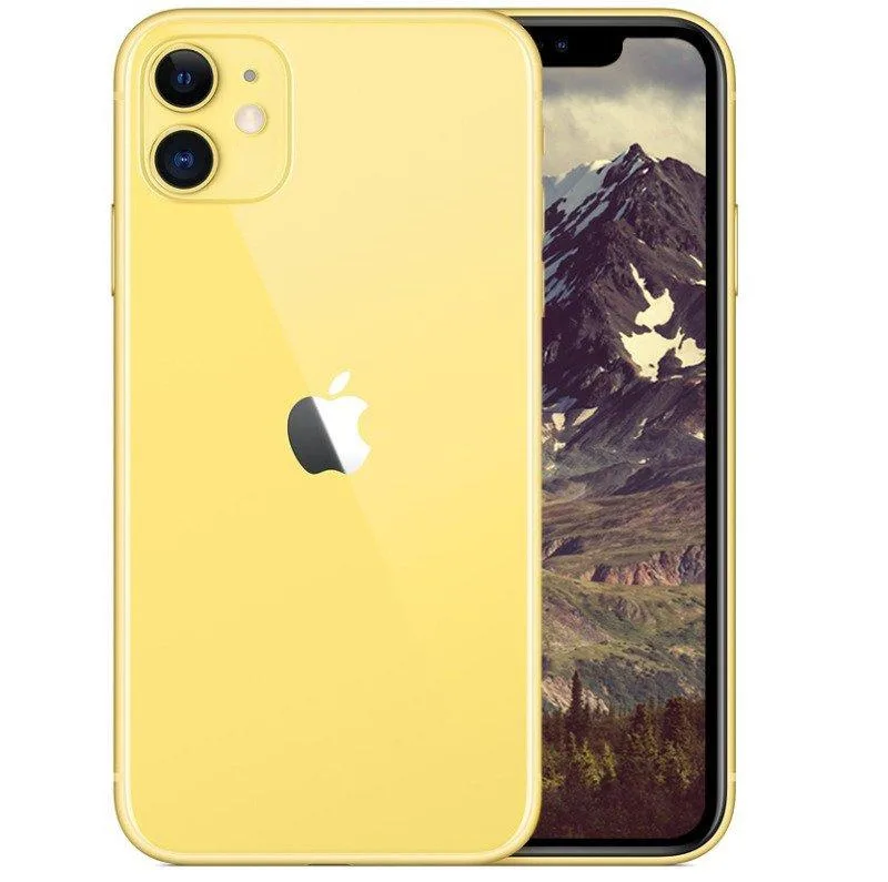 Apple Apple iPhone 11 A2111 256GB Yellow cell phones - unlocked — product photo