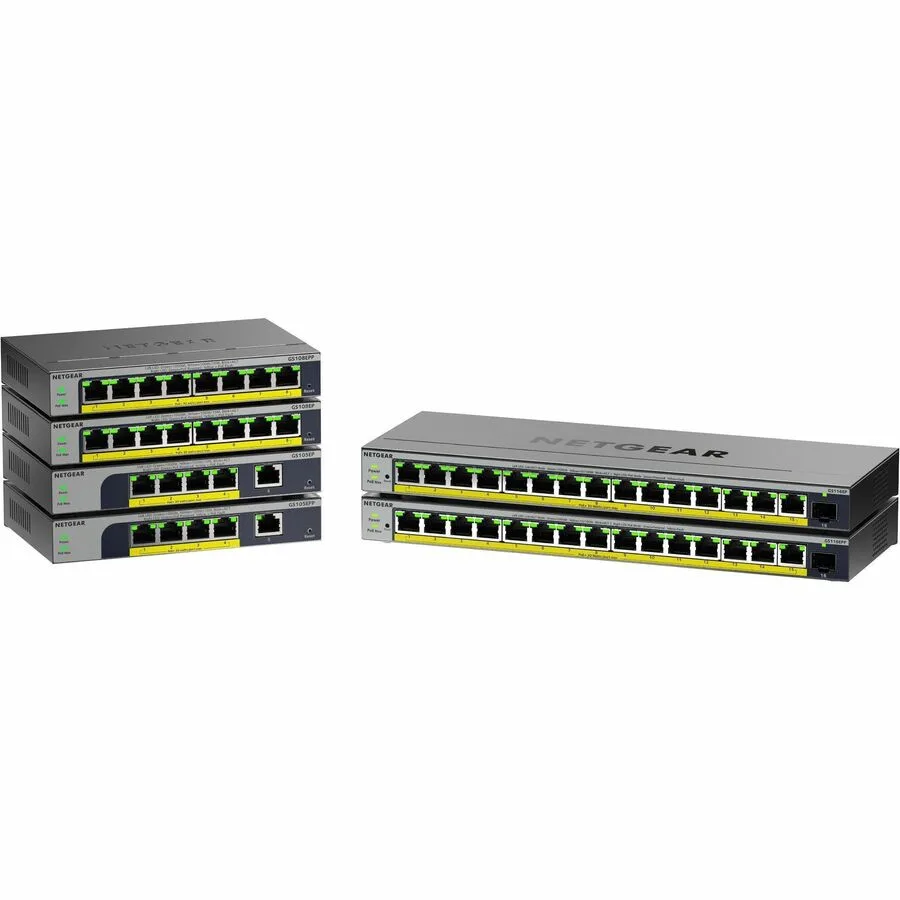 Netgear Inc. Netgear Inc. GS116EPP-100NAS 16-port Gigabit PoE+ network switch — product photo