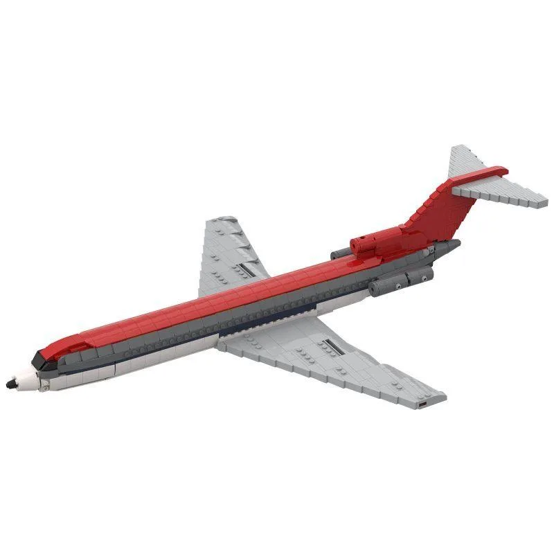 ZITIANYOUBUILD ZITIANYOUBUILD MOC-104579 1/80 727 Northwest Jetliner 1272 Parts Educational Building Set — product photo
