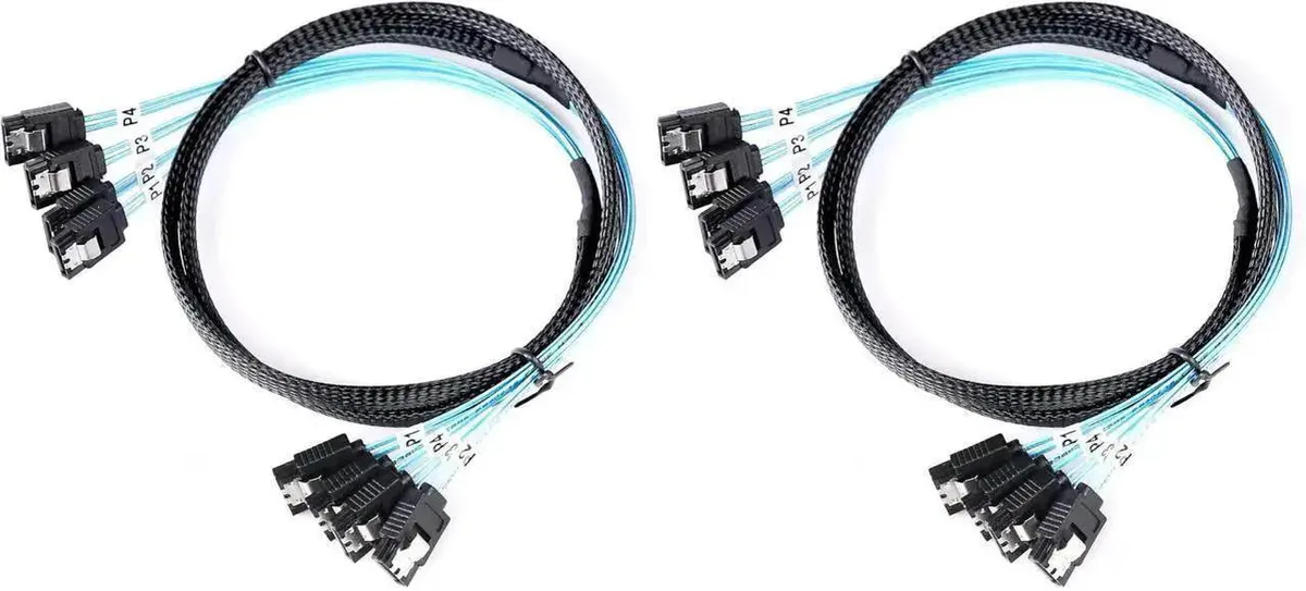 SMUGDESK SMUGDESK 2 Pack 1 Meter SATA III 6Gbps Data Cables (3.3FT) — product photo