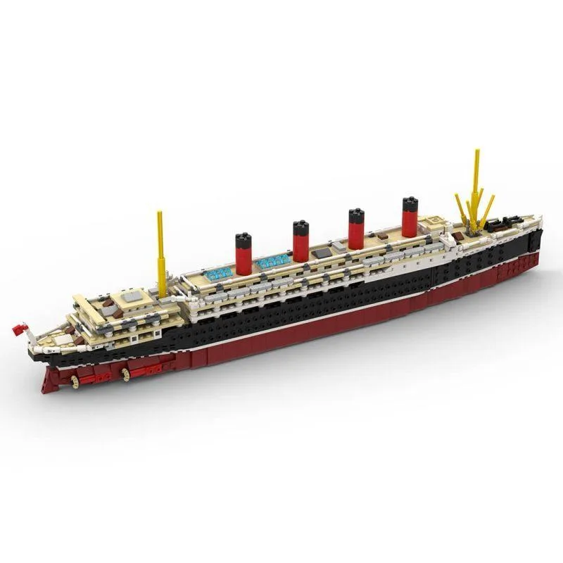 ZITIANYOUBUILD ZITIANYOUBUILD MOC-175850 RMS Lusitania 1:400 1863 Parts 23.5 Long — product photo