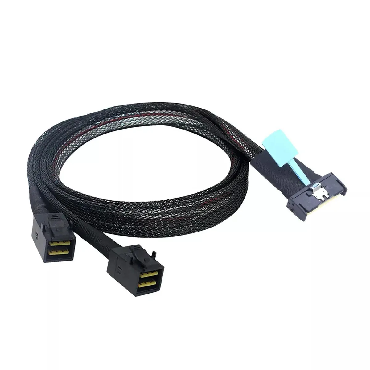 Vszerda Vszerda MCIO 8X 74P to 2X 36P Mini SAS HD SFF-8643 SAS cable 1m — product photo