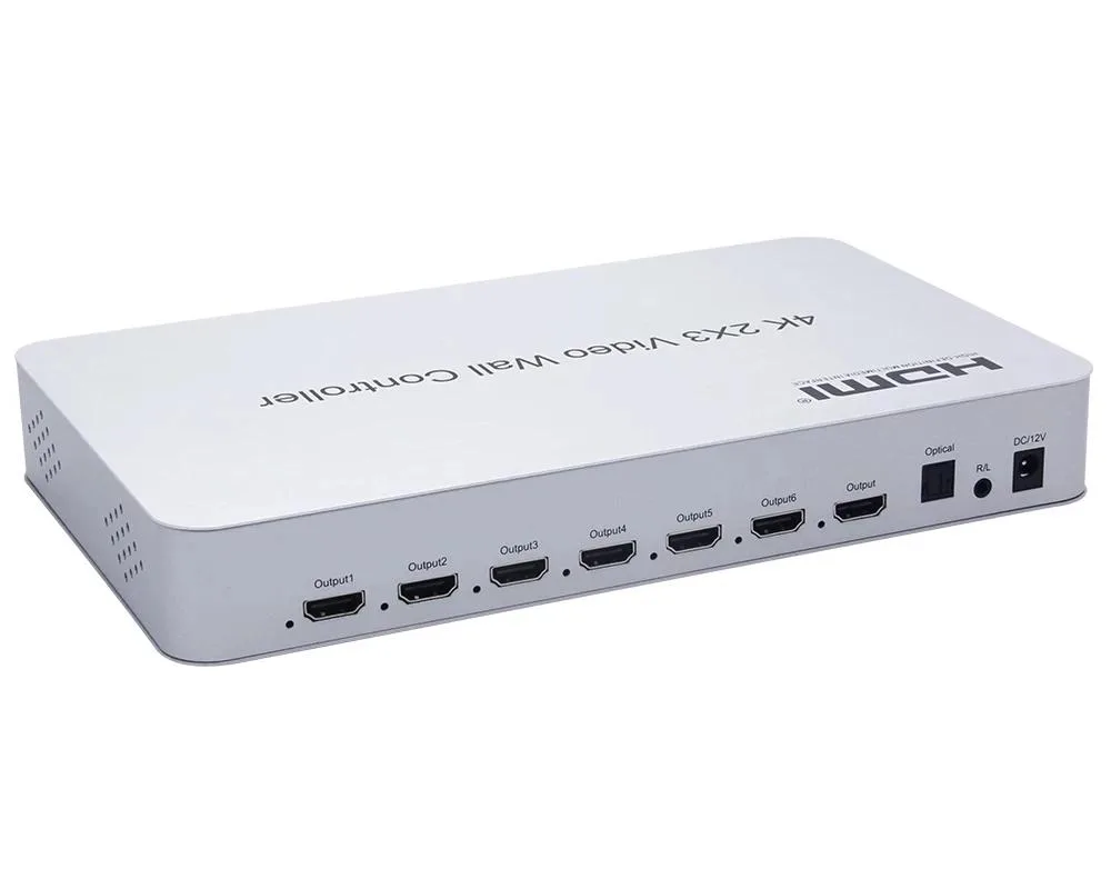 YINGHUA YINGHUA 4K 2x3 HDMI Video Wall Controller 6 Display KVM Switch — product photo