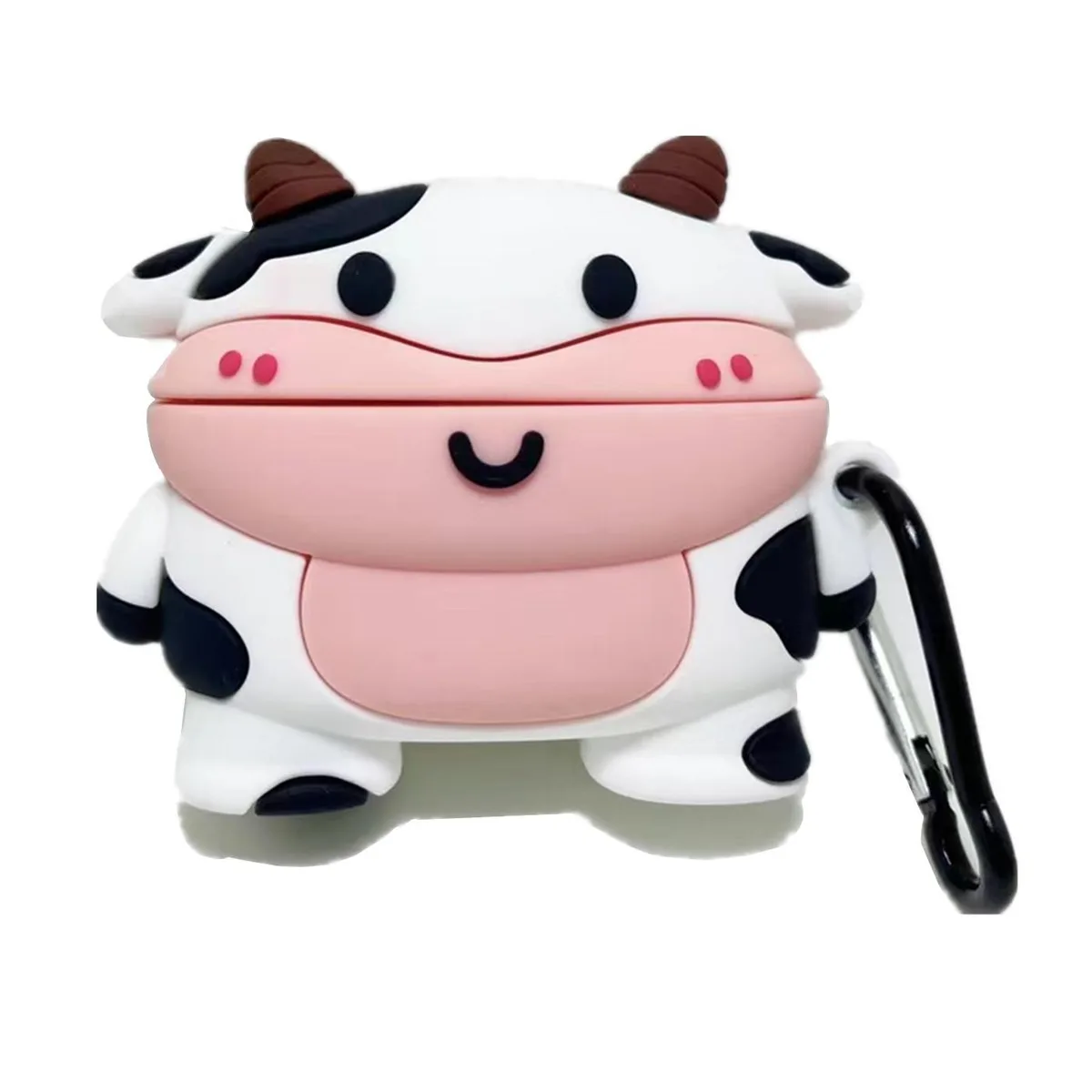 GazeKu GazeKu Soft 3D Stand-up Cow AirPods Pro Case Cover with Clasp — product photo