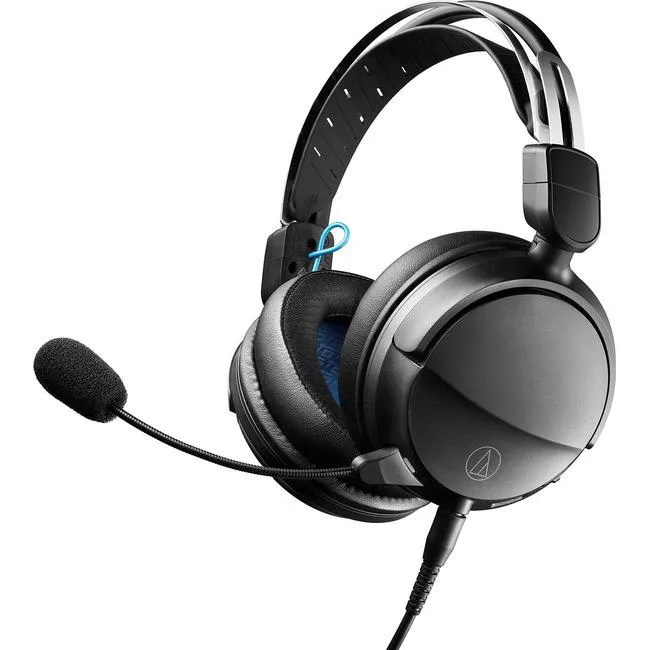 Audio-Technica Audio-Technica ATH-GL3BK Gaming Headset Black 45 mm 230 g 3.5 mm 3.0 m 1.2 m — product photo