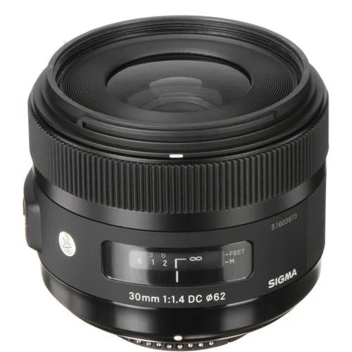 SIGMA SIGMA 30mm F1.4 Art DC HSM 301955 Nikon camera lens — product photo