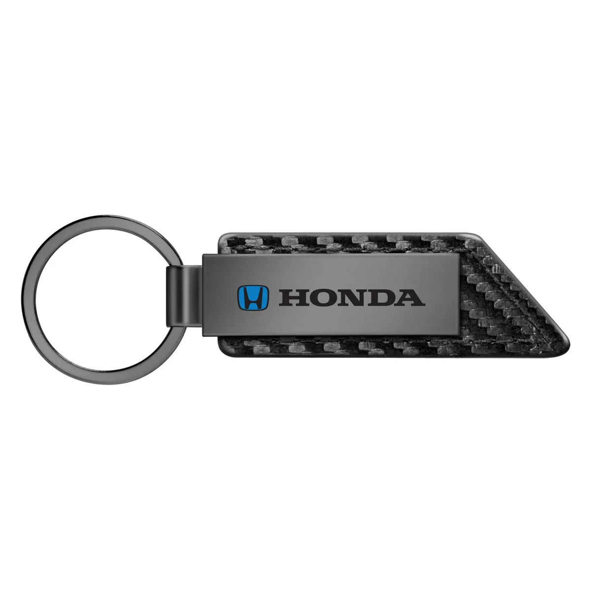 iPick Image, LLC iPick Image, LLC Honda Blue Logo Gunmetal Key Chain Car Electronics Accessory — product photo