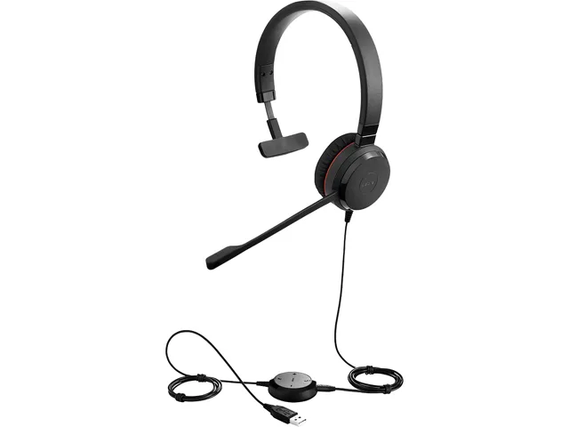 Jabra Enterprise Products Jabra Enterprise Products GSA5393-823-309 Evolve 30 II Wired On Ear Mono Headset telephone accessory — product photo