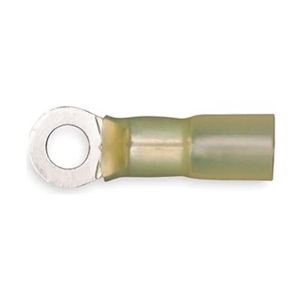 3M 3M MH10-8RX Ring Terminal #8 Stud 10 AWG 600 V Heat Shrink 25 Pack — product photo