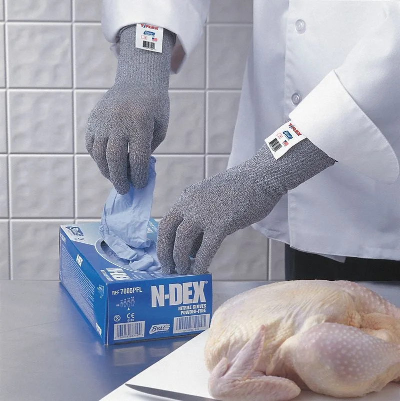 Showa Best Glove Showa Best Glove 8113-09 Cut Resistant Glove Gray Reversible L personal protective equipment — product photo