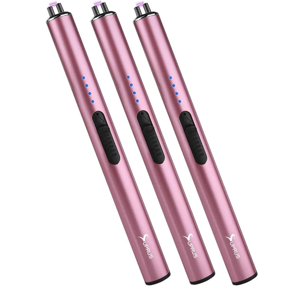  SUPRUS Arc Lighter, Pink, 3 Packs — product photo