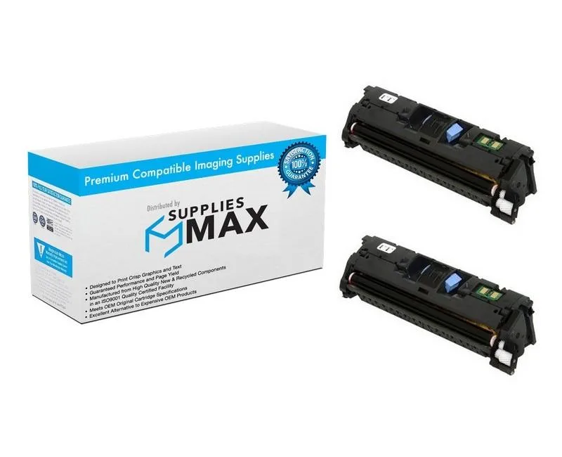 SuppliesMax SuppliesMax Compatible Toner Cartridge 2 Pack Black 5000 Pages for Canon LBP-5200 — product photo