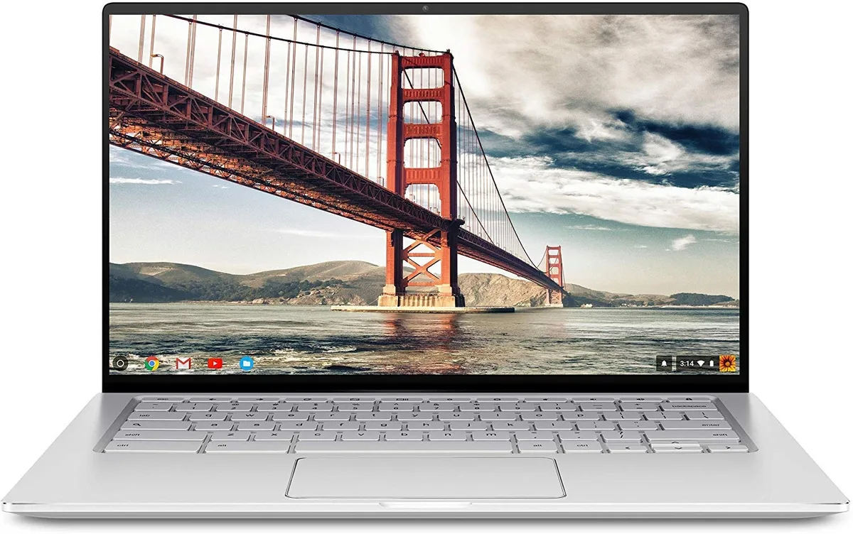 ASUS ASUS Chromebook Flip C434 2-in-1 laptop Intel Core m3-8100Y 8GB DDR3 64GB eMMC Silver — product photo