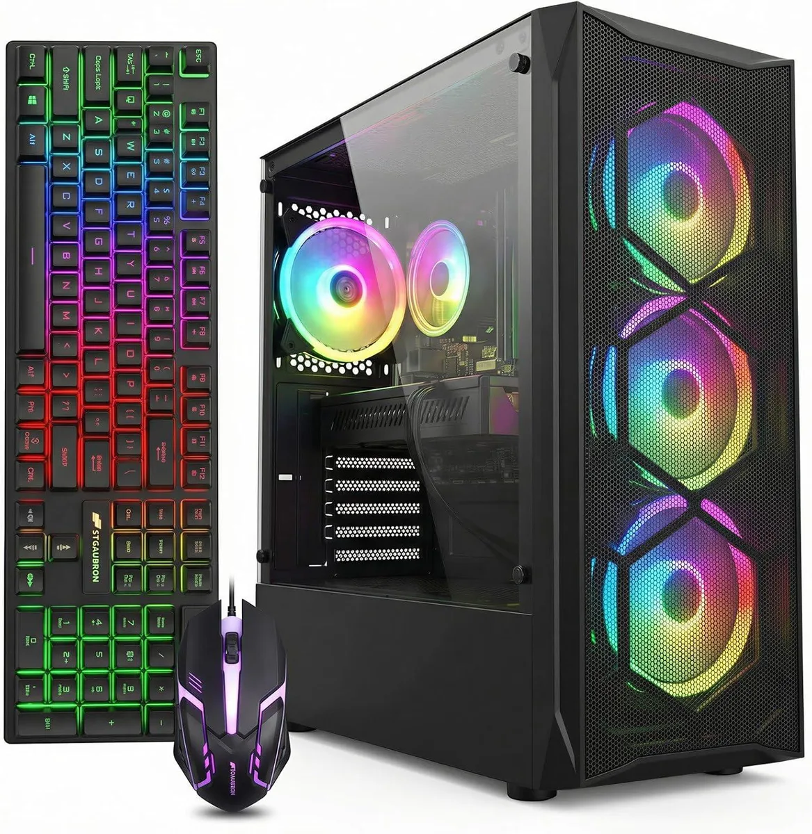 STGAubron STGAubron ABR0922 Gaming PC Core i7-3770 3.9GHz RX 580 8G 16GB 1TB SSD — product photo