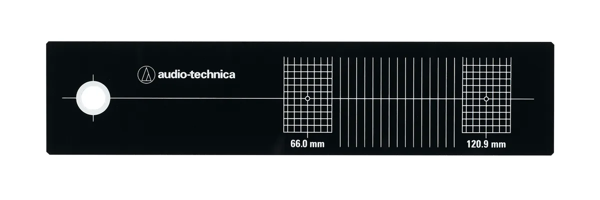 Audio-Technica Audio-Technica AT-CAP1 Cartridge Alignment Protractor Black 222-250mm — product photo