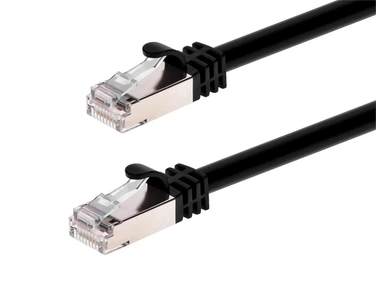 Monoprice Inc. Monoprice Inc. 131321 Cat7 network ethernet cable 3 feet black 26AWG S/FTP Entegrade Series — product photo
