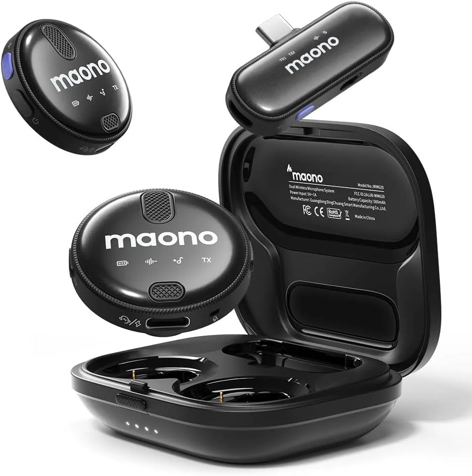 MAONO MAONO WM620 Wireless Lavalier Microphone USB-C — product photo