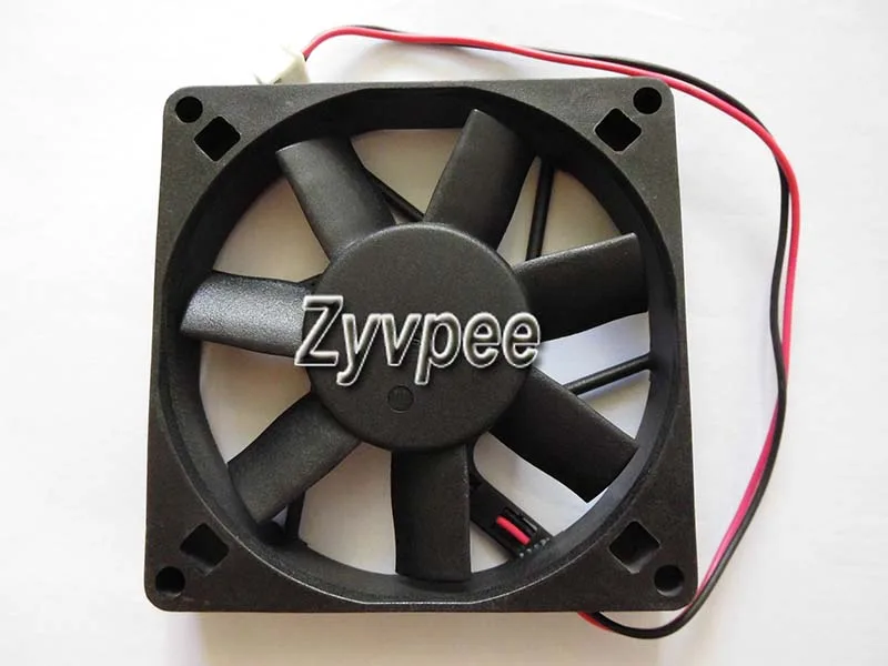 Zyvpee Zyvpee AD0812LB-D70 80mm 15mm 12V 0.09A 2-wire case fan — product photo