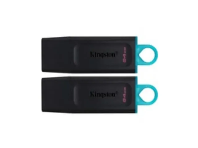 Kingston Technology Corp. Kingston Technology Corp. DTX64GB2P 64 GB USB 3.2 Gen 1 flash drive — product photo