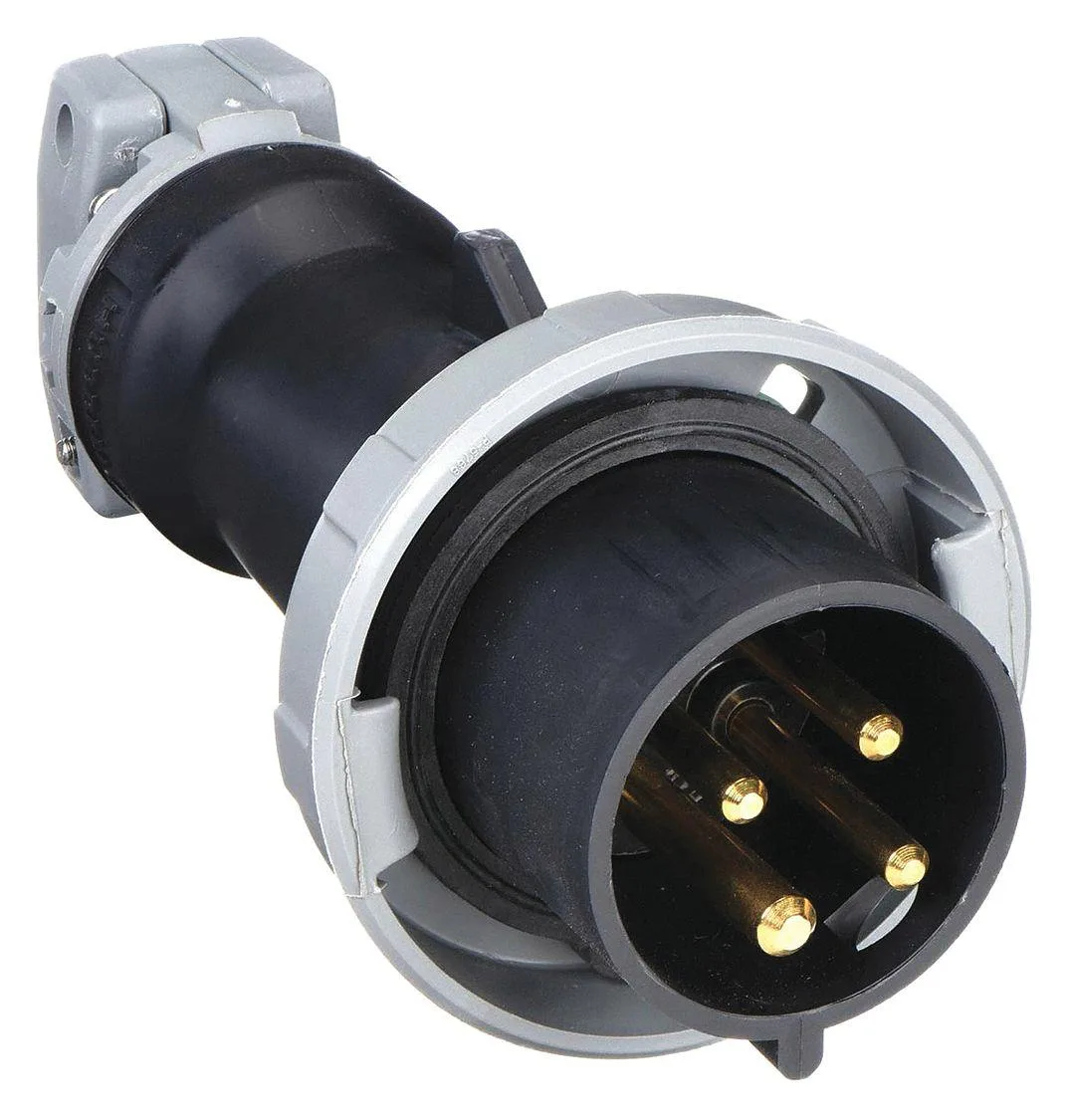 Hubbell Incorporated Hubbell Incorporated HBL430P5W Watertight Pin &amp; Sleeve Plug 30 A — product photo