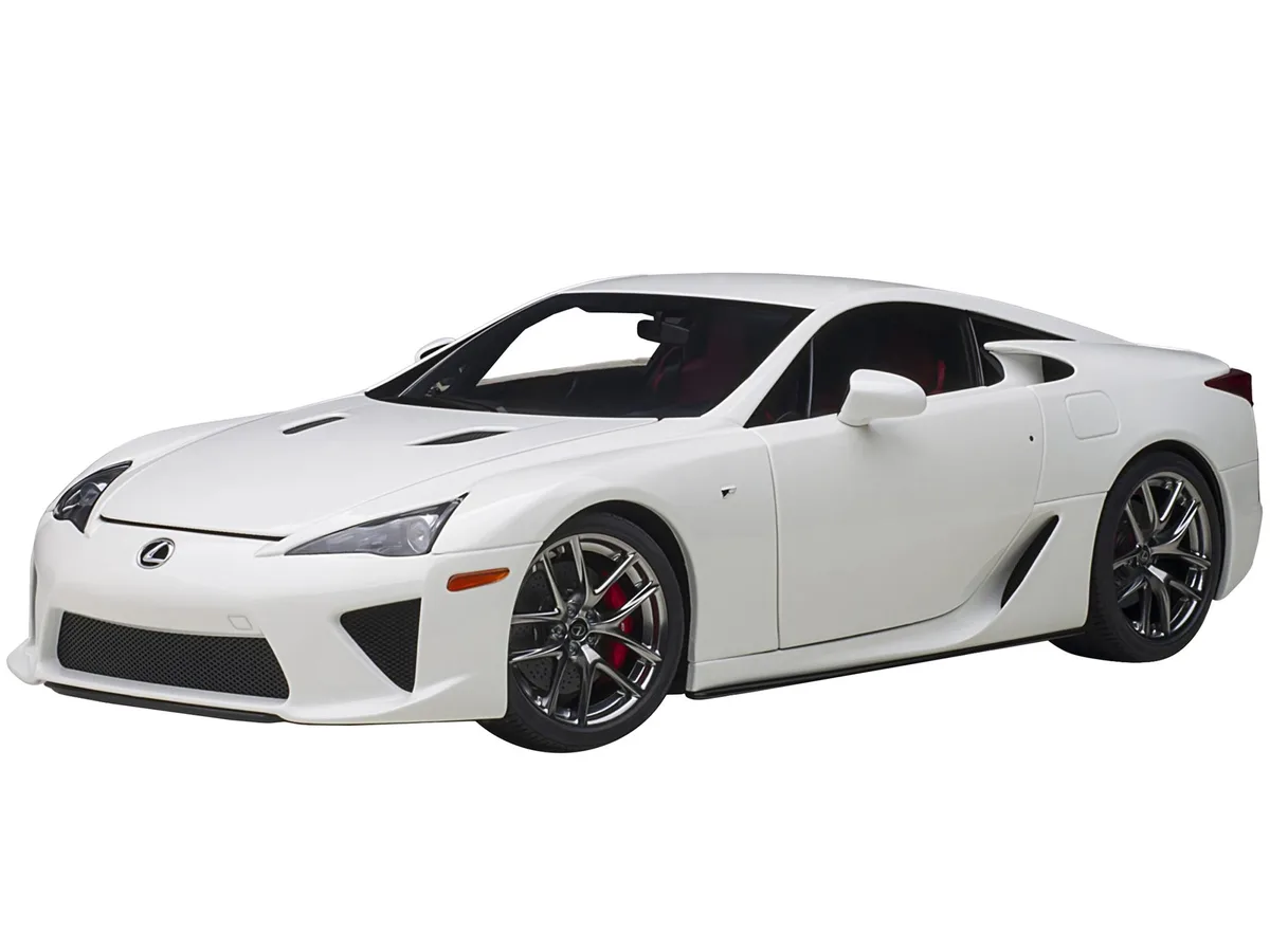 Autoart Autoart Lexus LFA Whitest White Red Black Interior 1/18 Hobby Collectible — product photo