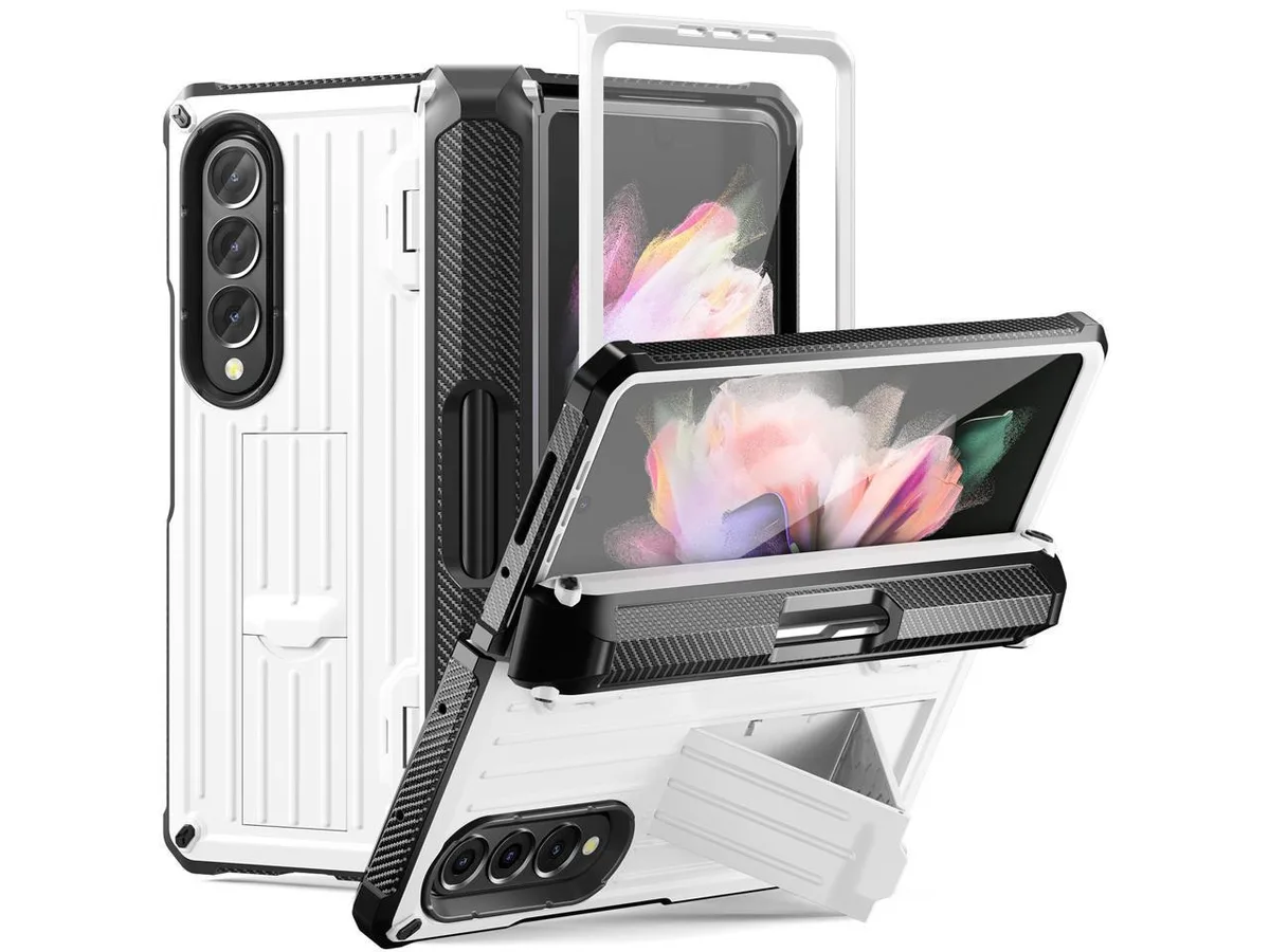 BONAEVER BONAEVER Case for Samsung Galaxy Z Fold 3 5G 2021 White — product photo
