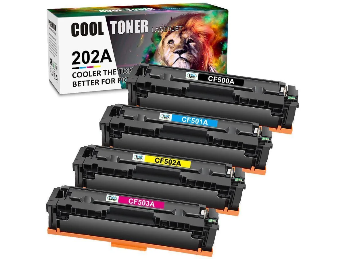 V4ink V4ink 4-Pack CF500A (202A) Toner Cartridges — product photo