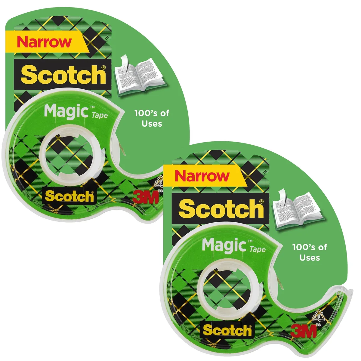  Scotch Magic Tape MMM104-B 2 rolls 1/2 x 450 inches — product photo