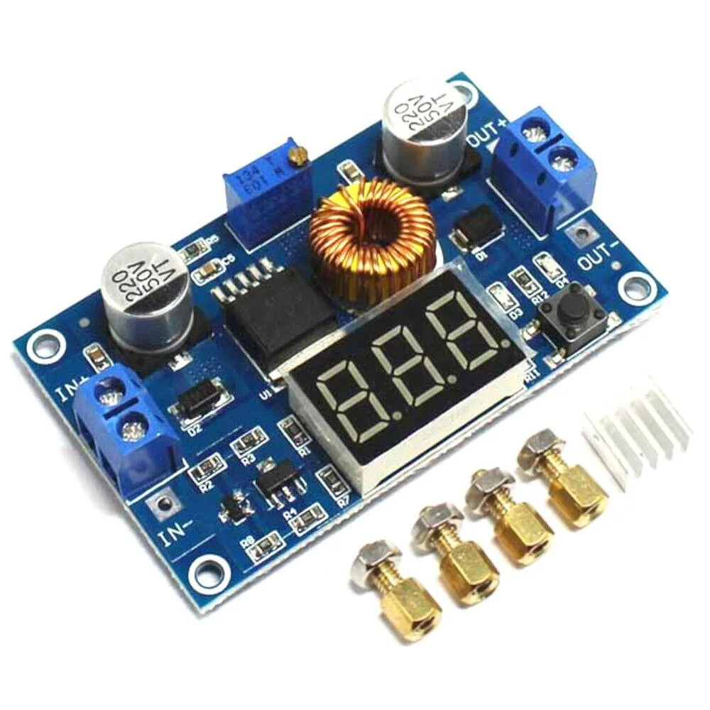 JacobsParts Inc. JacobsParts Inc. LM2596 Buck Step-Down Module 4-38V to 1.25-37V 75W 5A LED Voltmeter — product photo