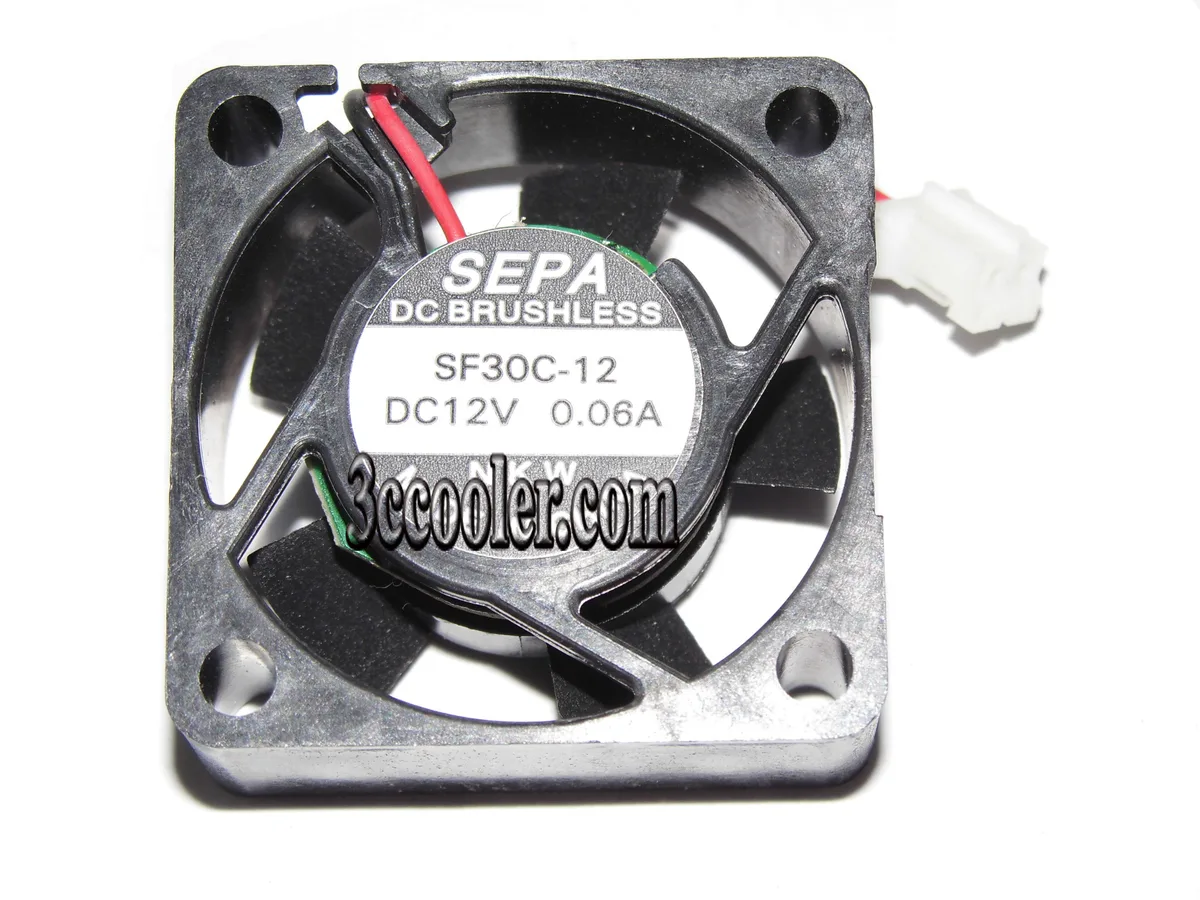 OEM Industries OEM Industries SF30C-12 30mm 12V 0.06A 2 Pin Micro Fan — product photo