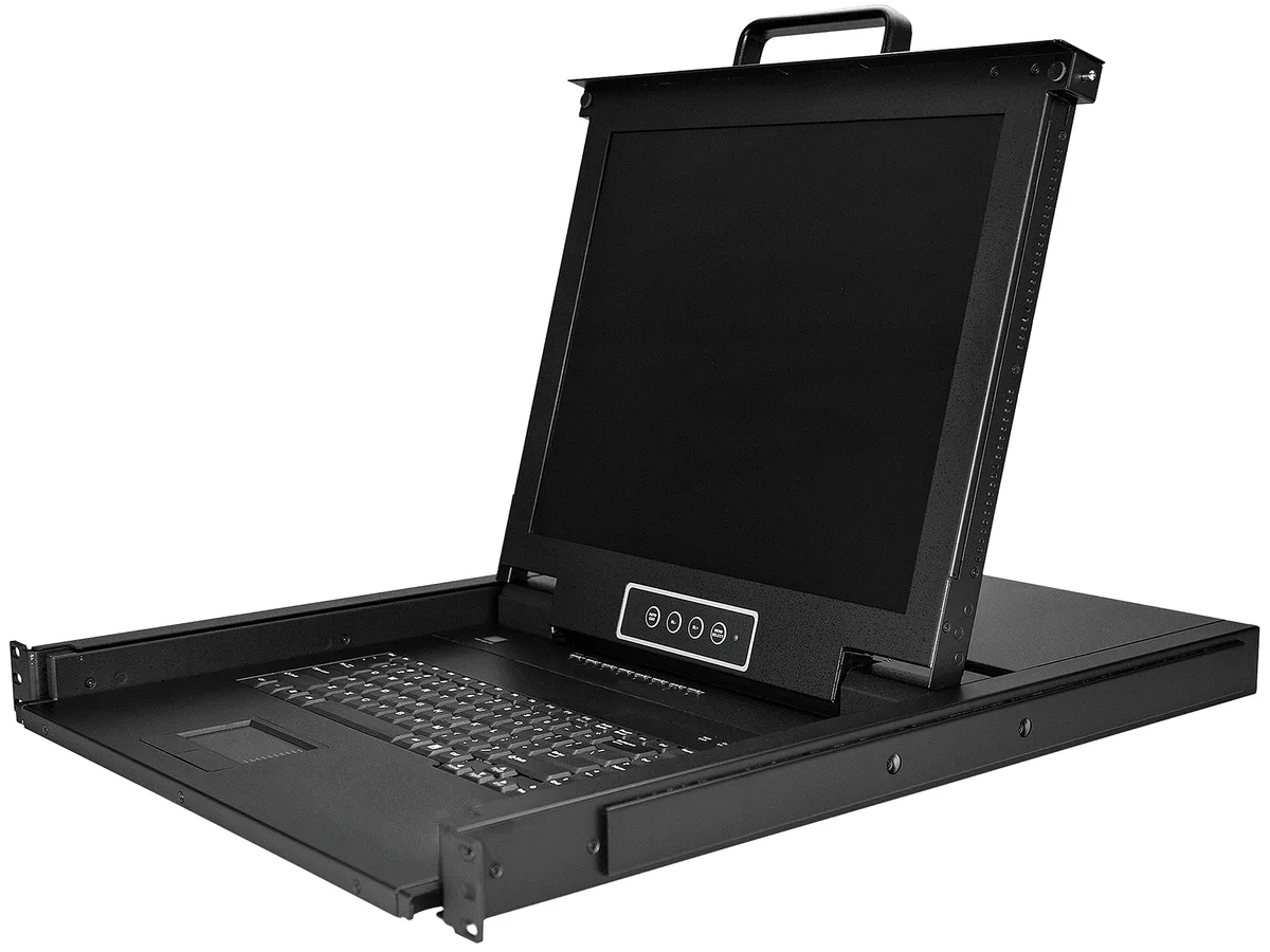 STARTECH STARTECH RKCONS1708K 8-port 1U 17in VGA KVM switch — product photo