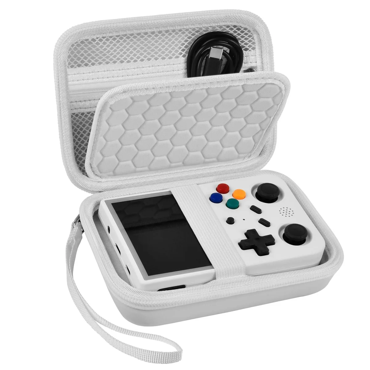 PAIYULE EVA travel case for RG353V, RG353VS, R36s with zipper and mesh pocket