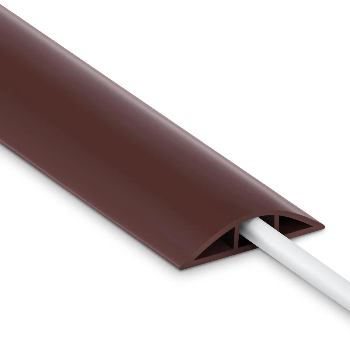  LZEOY 48 in Brown PVC Floor Cord Cover — product photo
