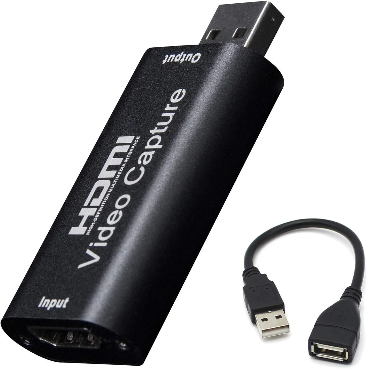  elgato BLAVCC30Hz20NEW HDMI to USB Video Capture Card 1080P 30Hz 20 inch USB Extension Cable Black — product photo