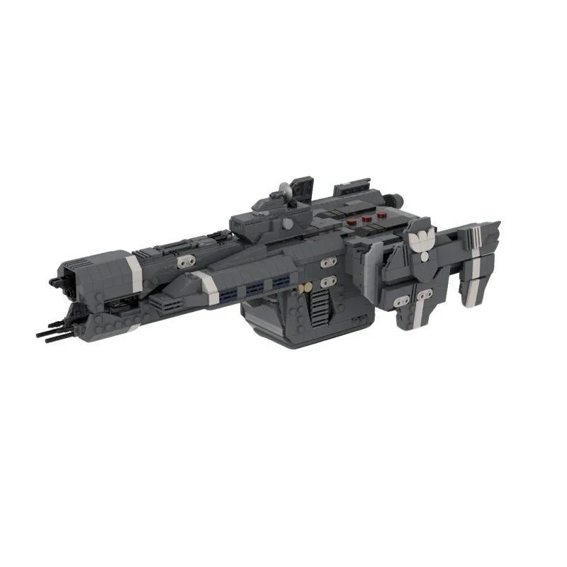 ZITIANYOUBUILD ZITIANYOUBUILD MOC-239213 UNSC Aegis Fate Charon-class light Frigate 1207PCS Educational Building Set — product photo
