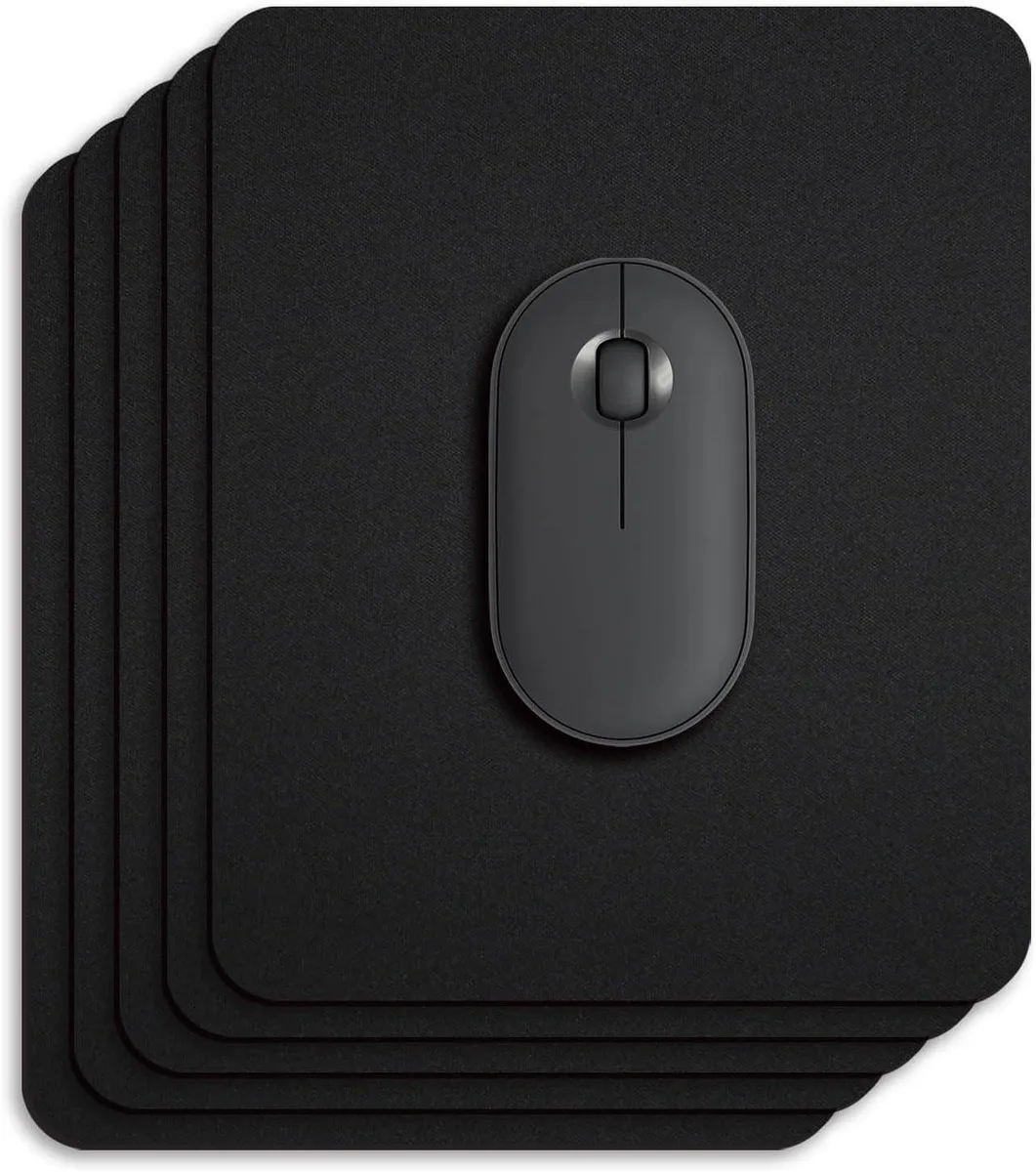 BAOFENG BAOFENG Mouse Pad 5 Pack 8.5 x 7 Inches Black — product photo