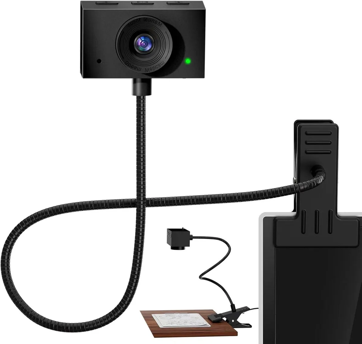 BFKK BFKK Eye Contact Webcam 1080P 30fps 95°FOV Black — product photo