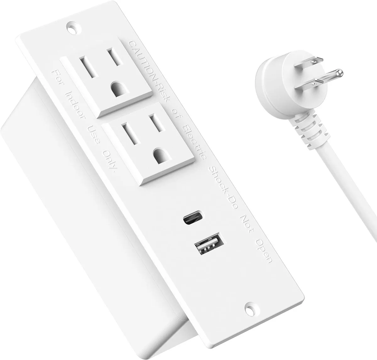 BFKK BFKK Conference Recessed Power Strip 20W USB-C White — product photo