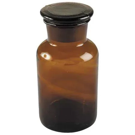 Value Brand Value Brand Reagent Bottle Amber Wide 30 mL PK8 measurement — product photo