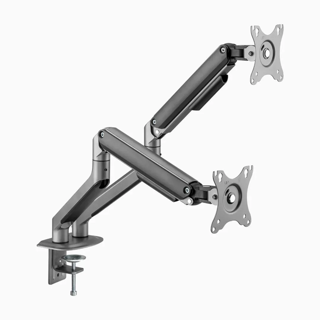 Desky Desky Dual Spring Eco Monitor Arm Space Gray 19.8 lbs — product photo